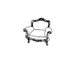 Кресло   L. 100 x 90  H. 100 в Москве - 130535 руб
