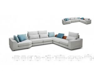 Модульный диван Foster (Фостер) мягкая мебель Ferrari Divani  в Москве - 218000 руб