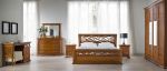 Кровать с резным изголовьем с высоким резным изножьем (сп.место 160х200) BOHEMIA Dall'Agnese