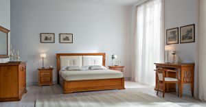 Кровать с кожаным изголовьем без изножья (сп.м 120х200) BOHEMIA Dall'Agnese в Москве - 62434 руб