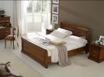 кровать 160*200 с деревянным изголовьем без изножья GranDama (DevinaNais)